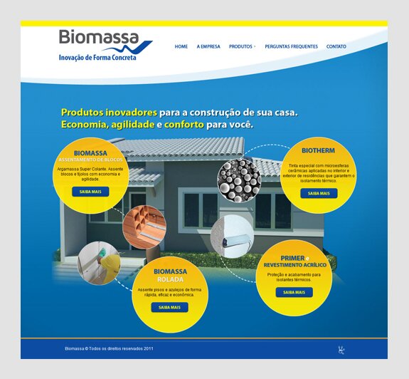 Criação de site para a Biomassa